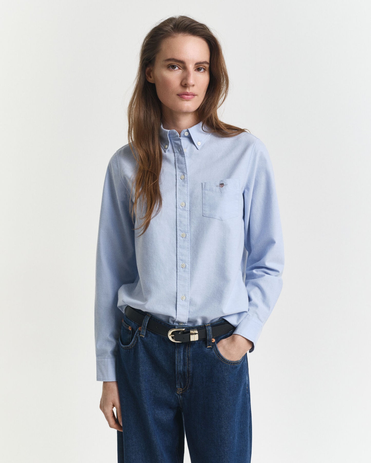 Regular Fit Klassisches Oxfordhemd