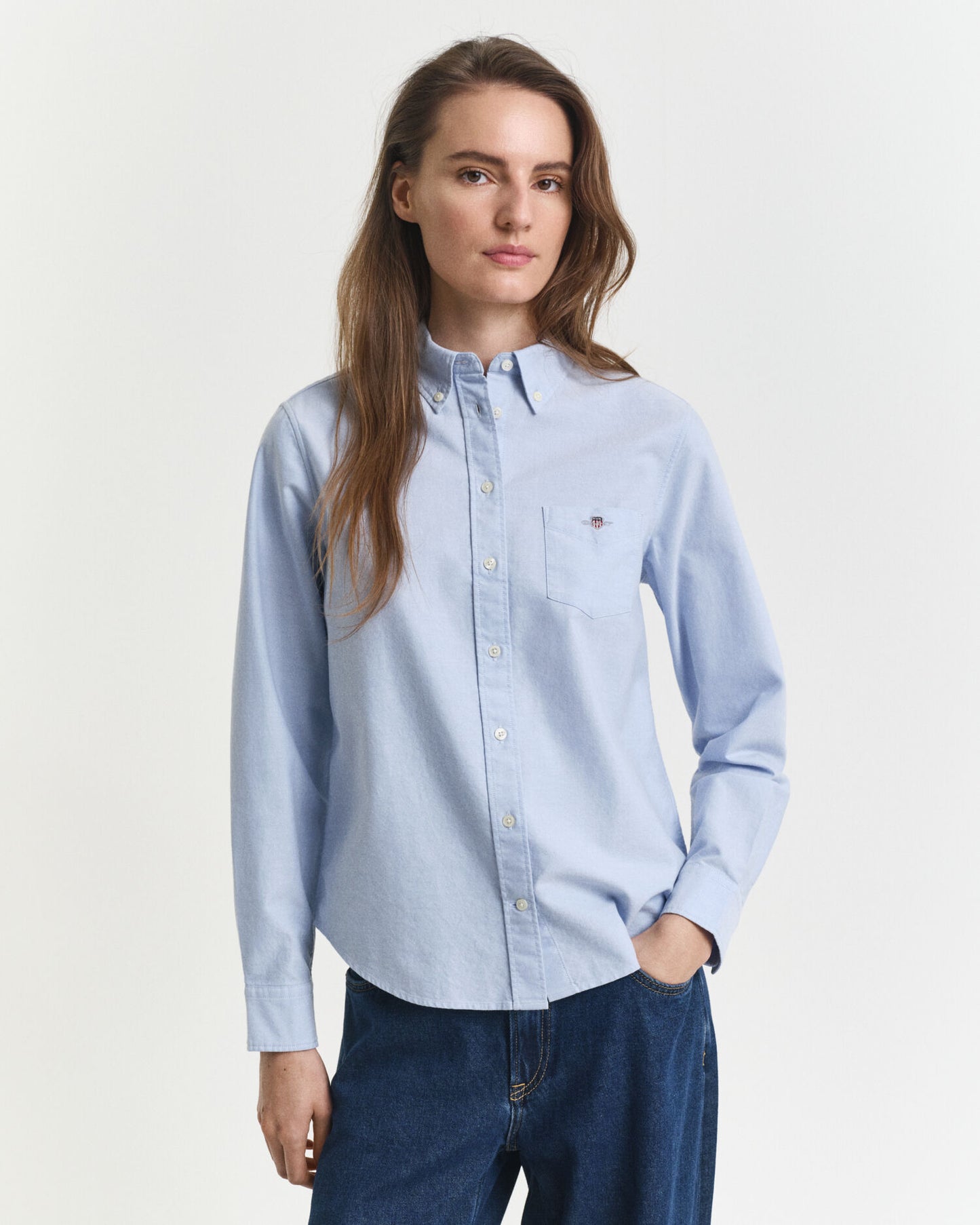 Regular Fit Klassisches Oxfordhemd
