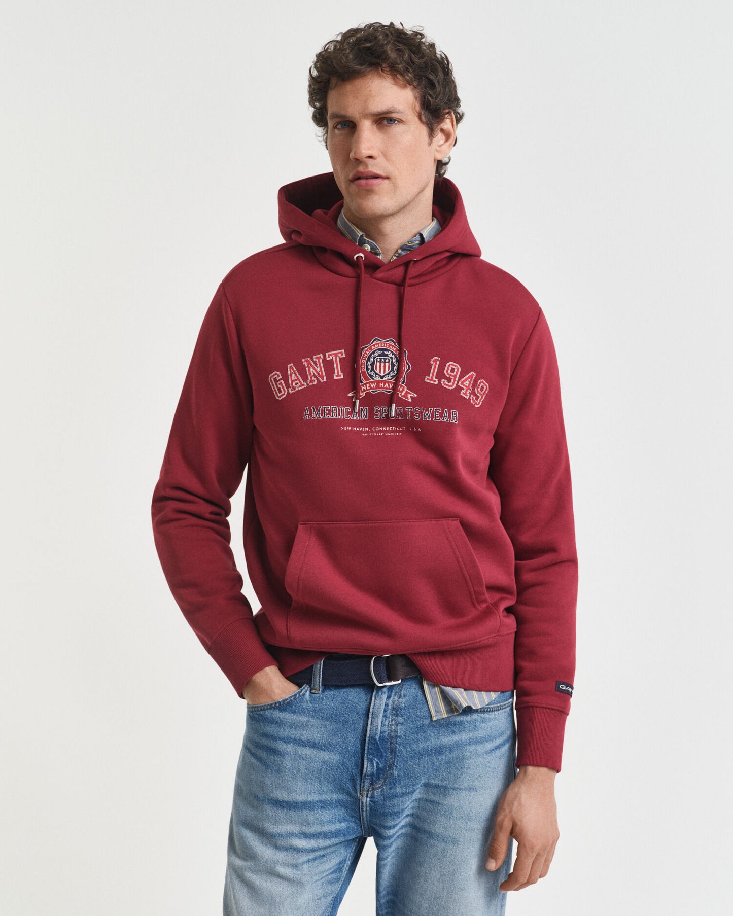 Kapuzenpullover mit Wappen-Grafik