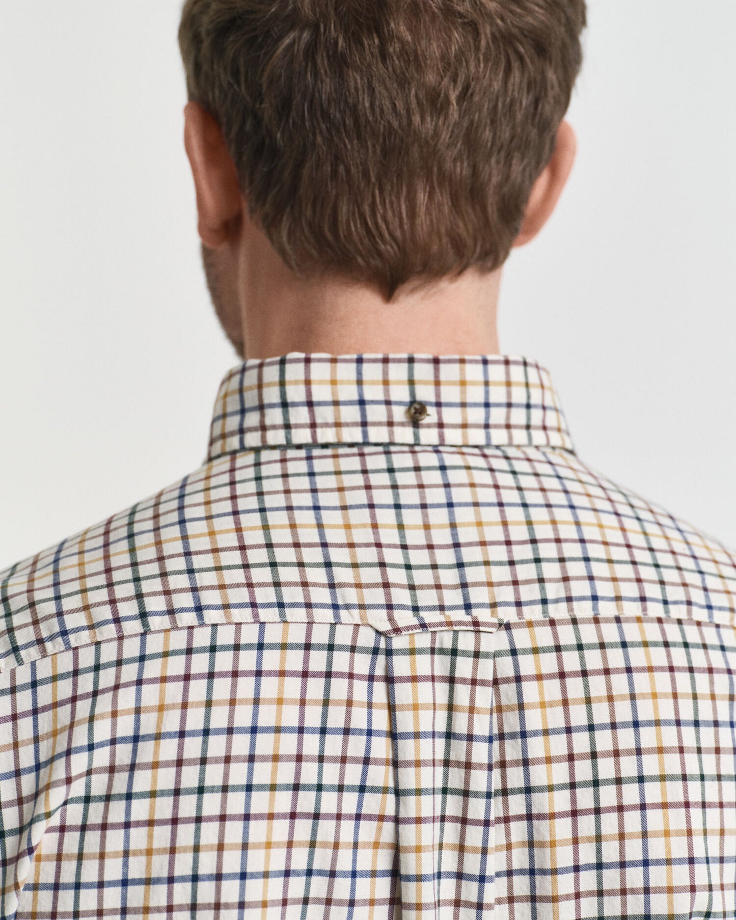 Regular Fit Hemd aus Twill mit Tattersall-Karo