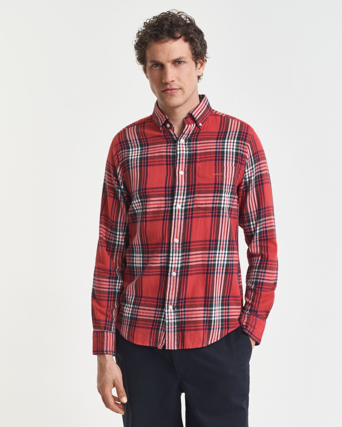 Windblown Flanellhemd im Regular Fit mit Karomuster