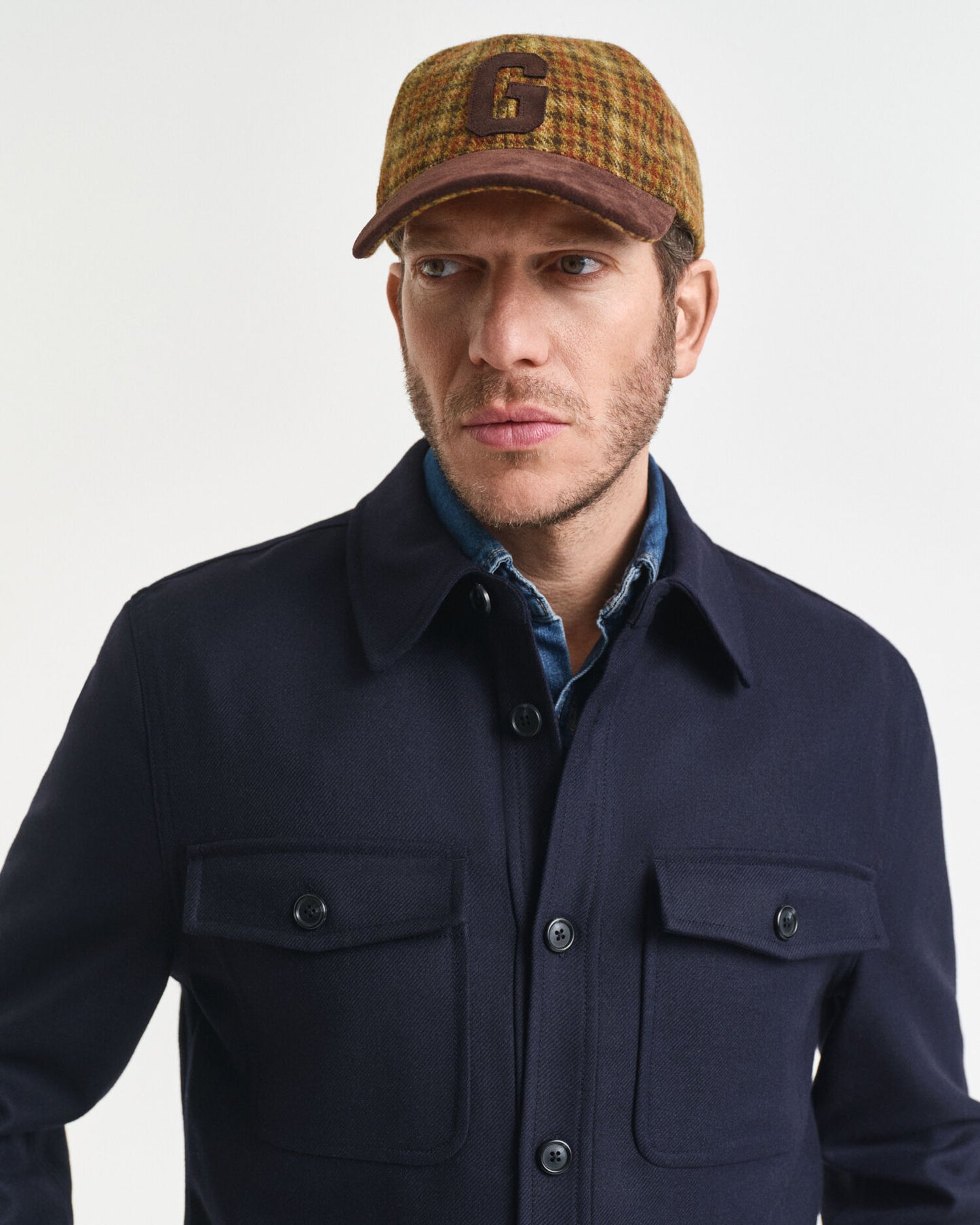 Overshirt aus Wollmischung im Regular Fit