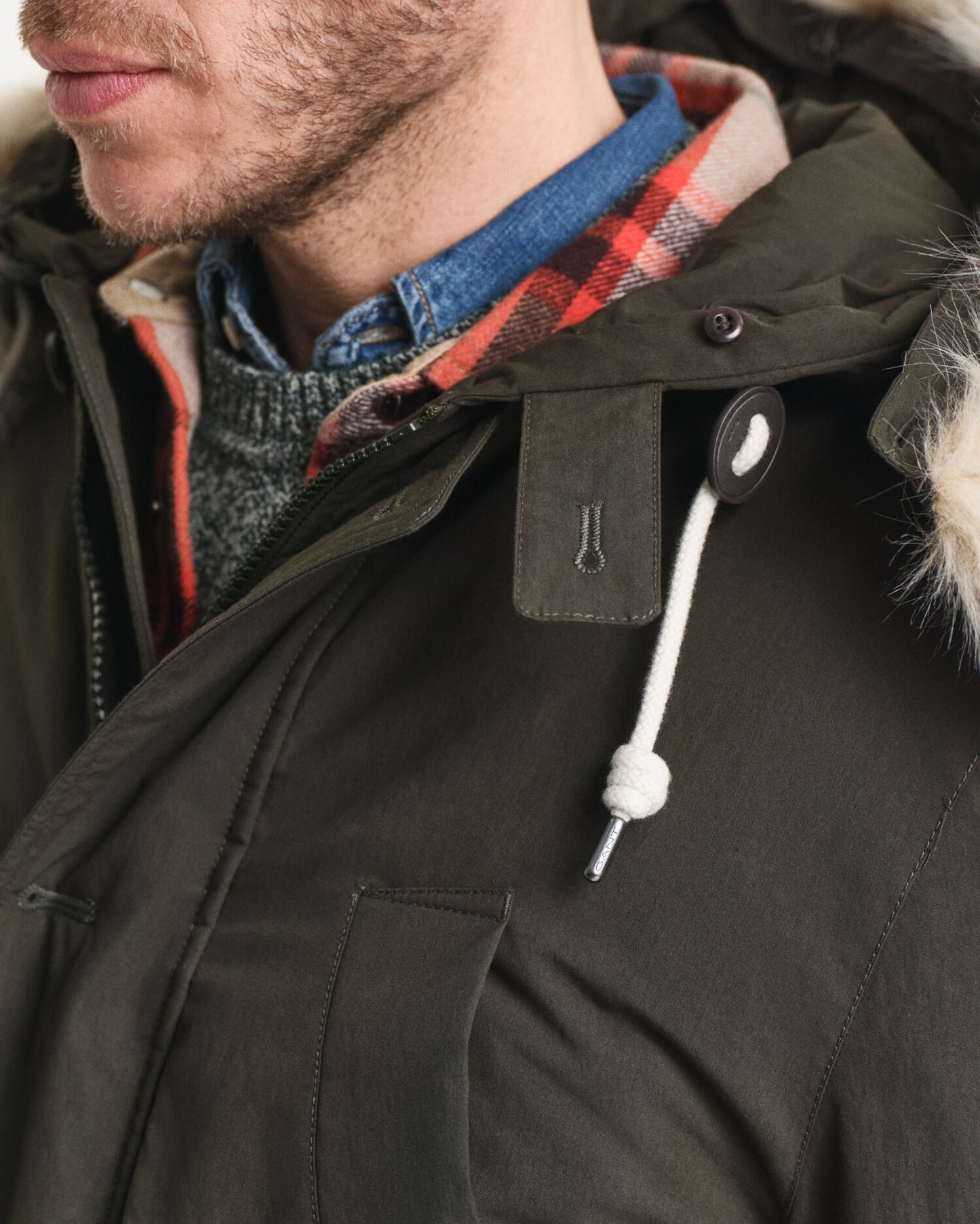 Gepolsterter Parka