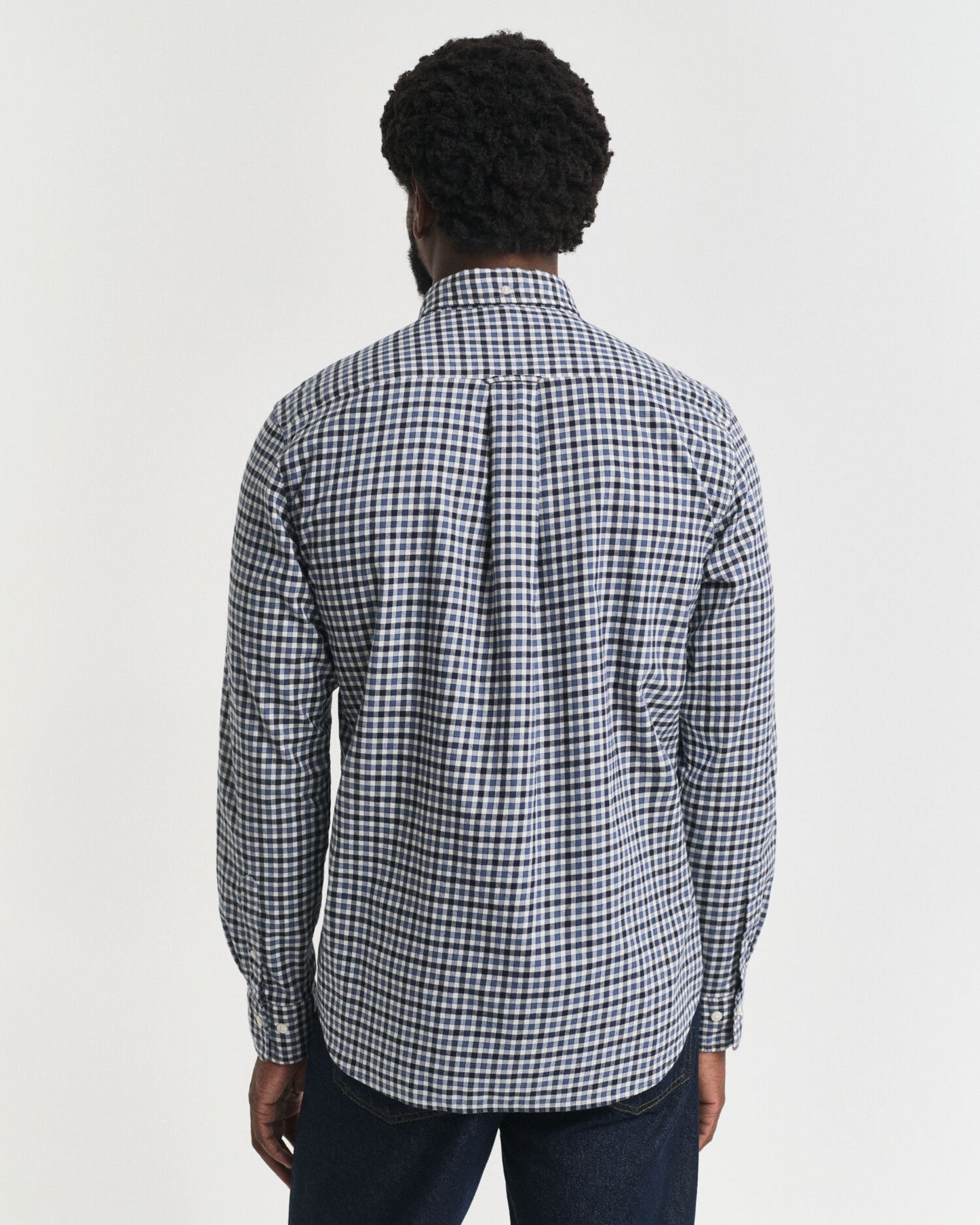 Regular Fit Hemd aus Vichykaro-Twill