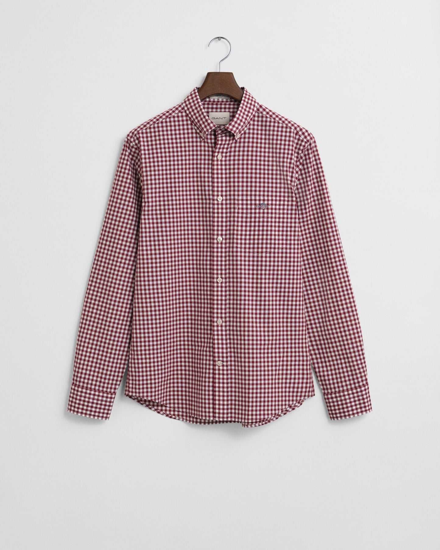 Regular Fit Klassisches Gingham Popelinehemd