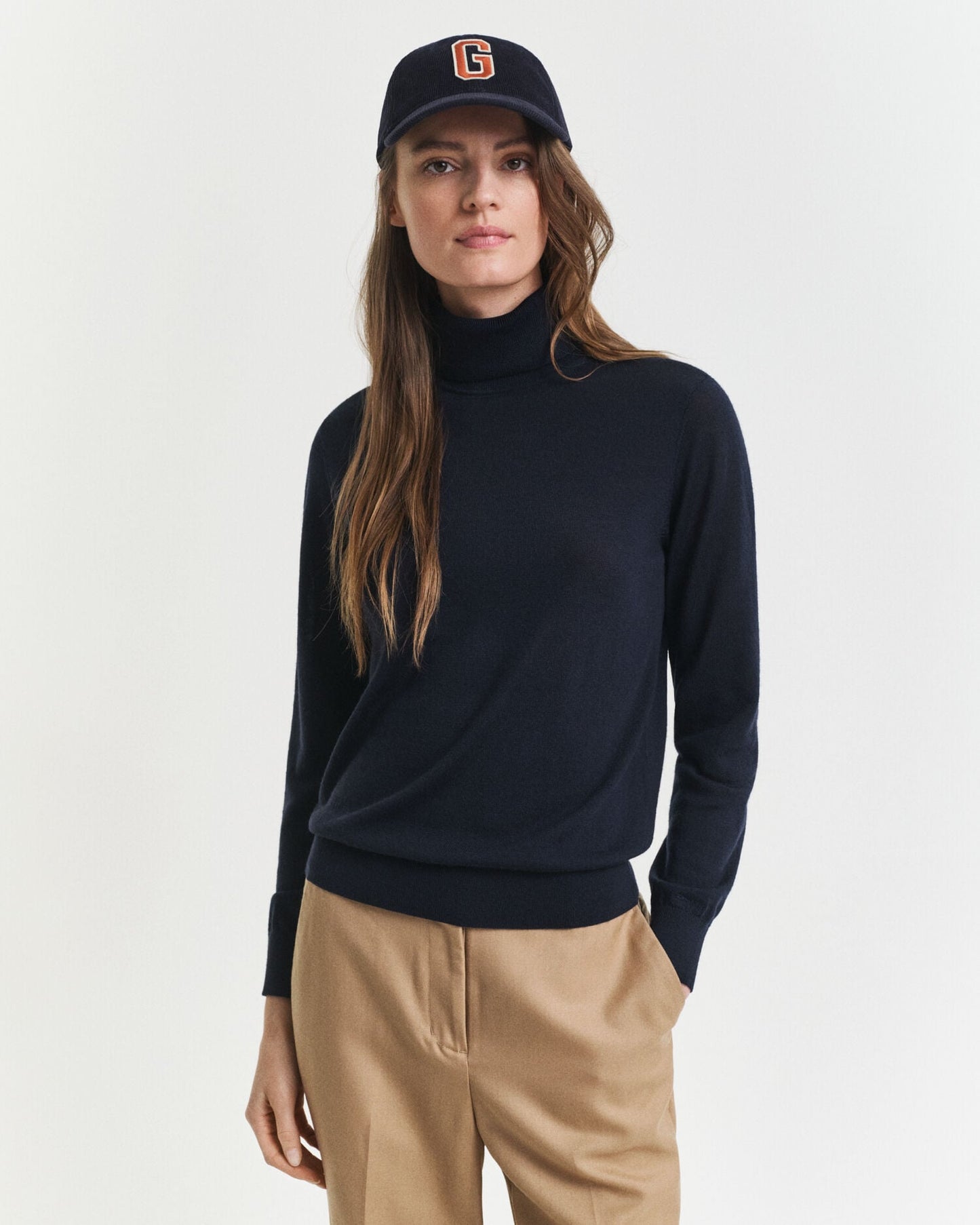 Pullover aus extrafeiner Merinowolle mit Rollkragen
