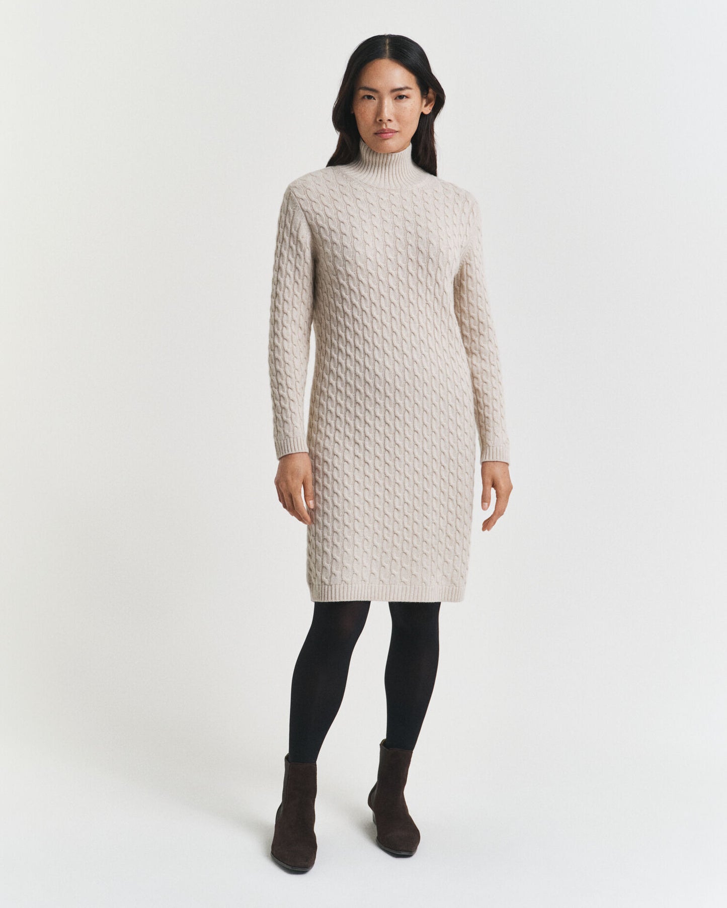 Zopfstrickkleid