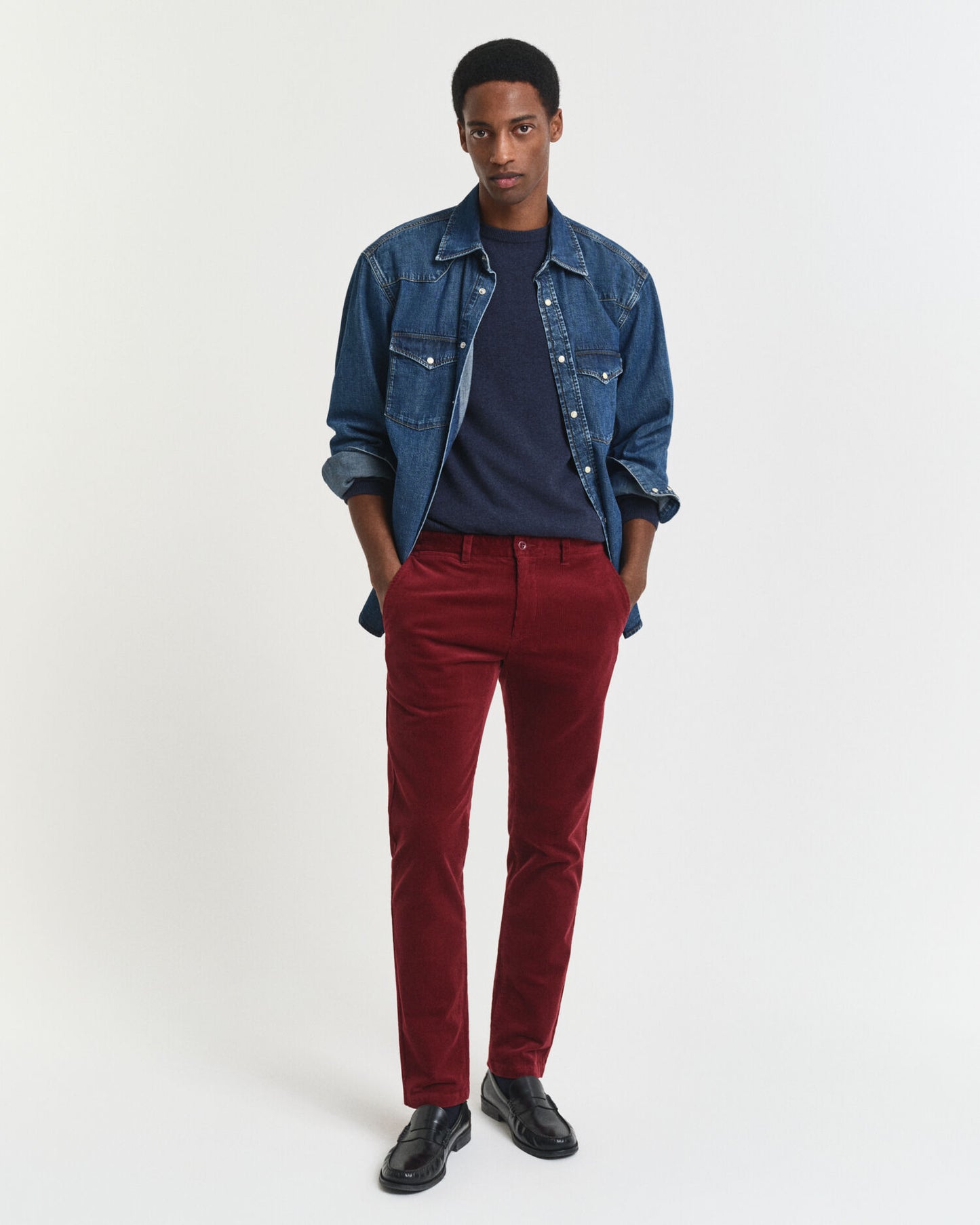 Slim Fit Cordhose