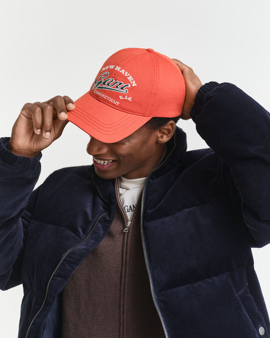 Baumwoll-Twill-Cap mit Grafik