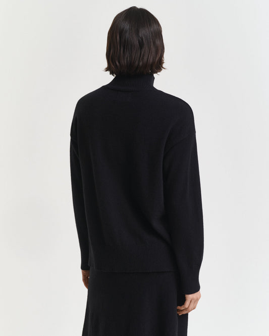 Feinste Lambswool Rollkragenpullover