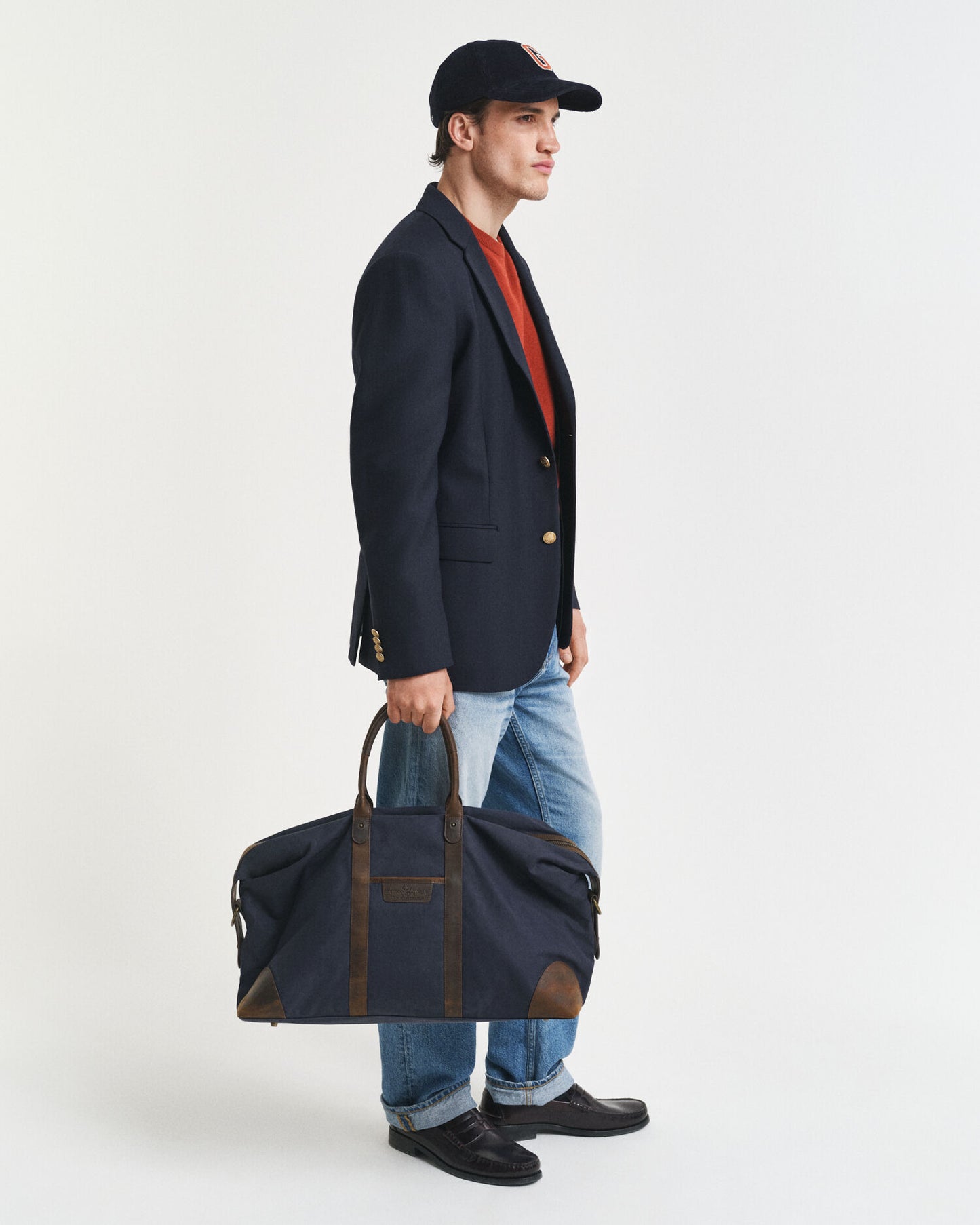 Duffelbag aus gewachster Baumwolle