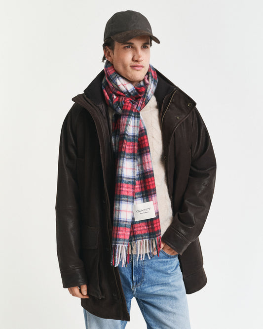 Schal aus Kaschmir-Tartan-Mischgewebe