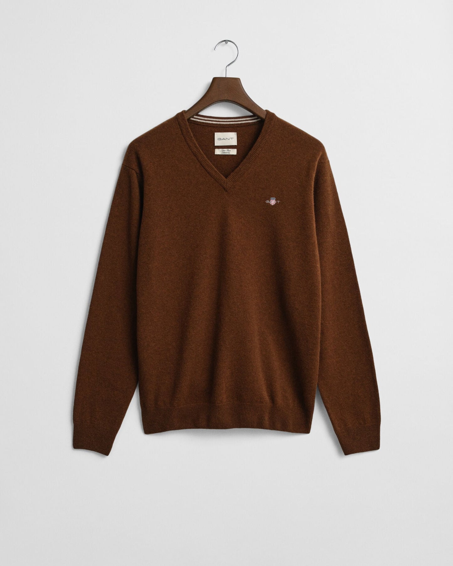 Superfeiner Lambswool V-Pullover