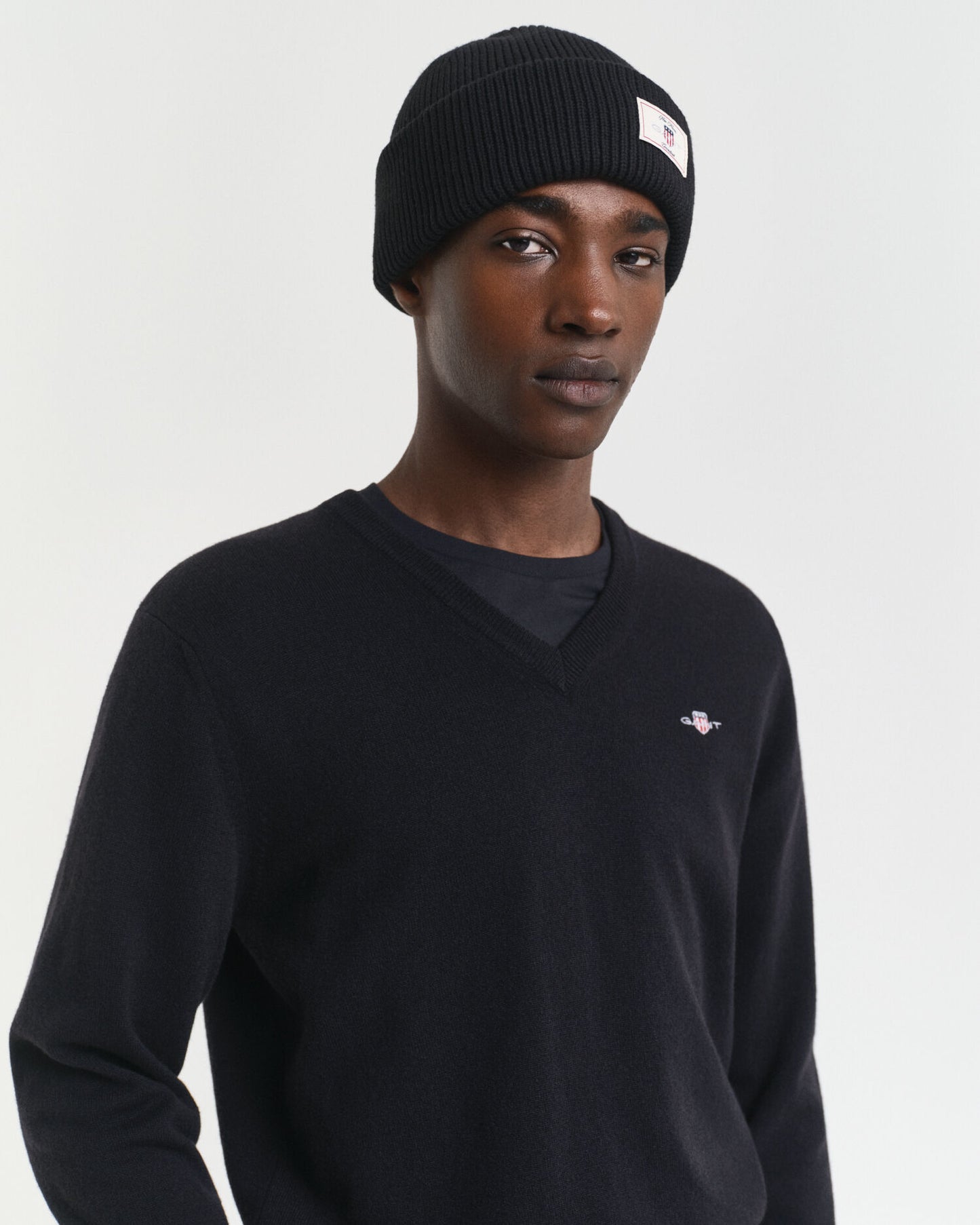 Feinste Lammlana-Pullover mit V-Ausschnitt