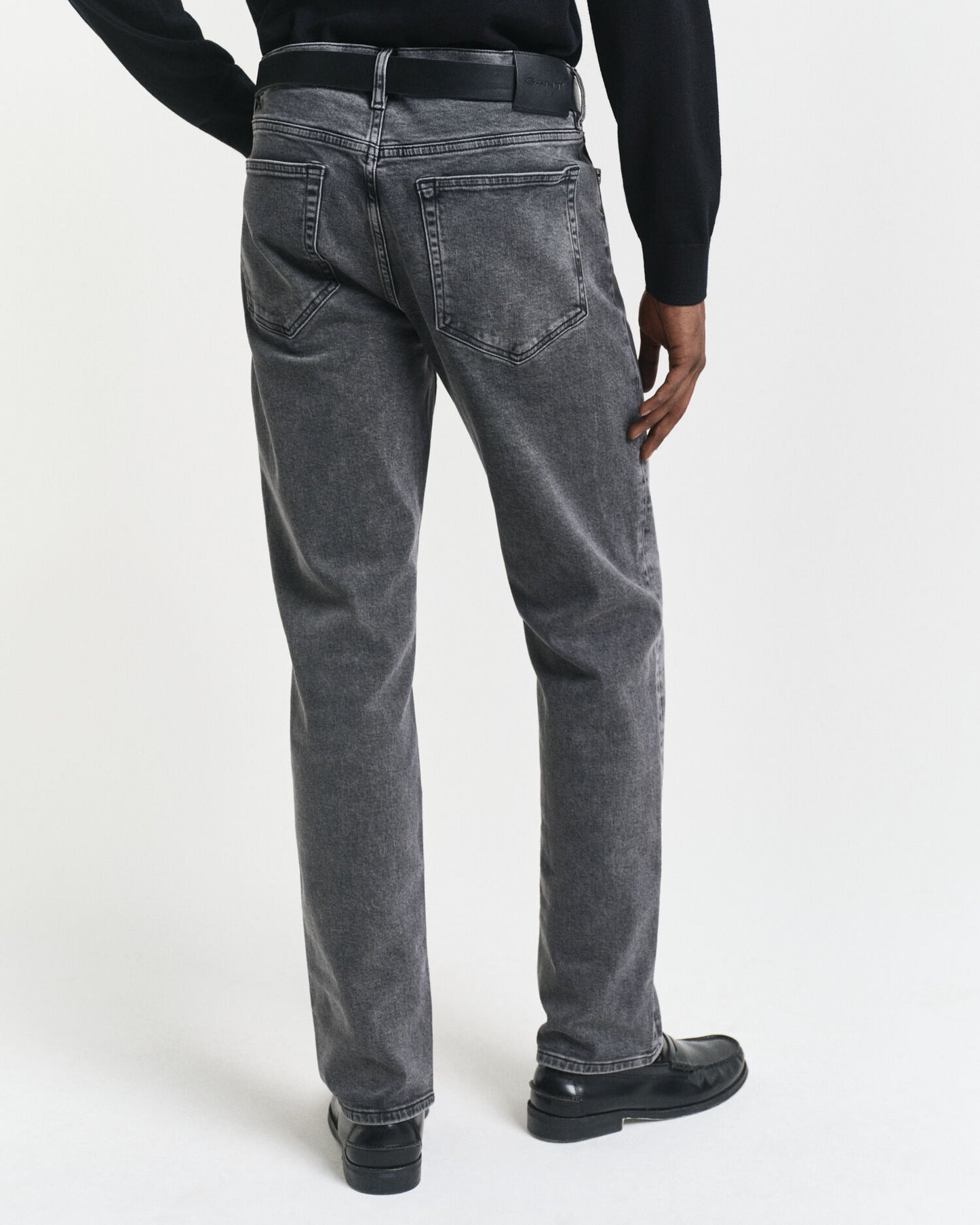 Regular Fit Jeans in Black Wash