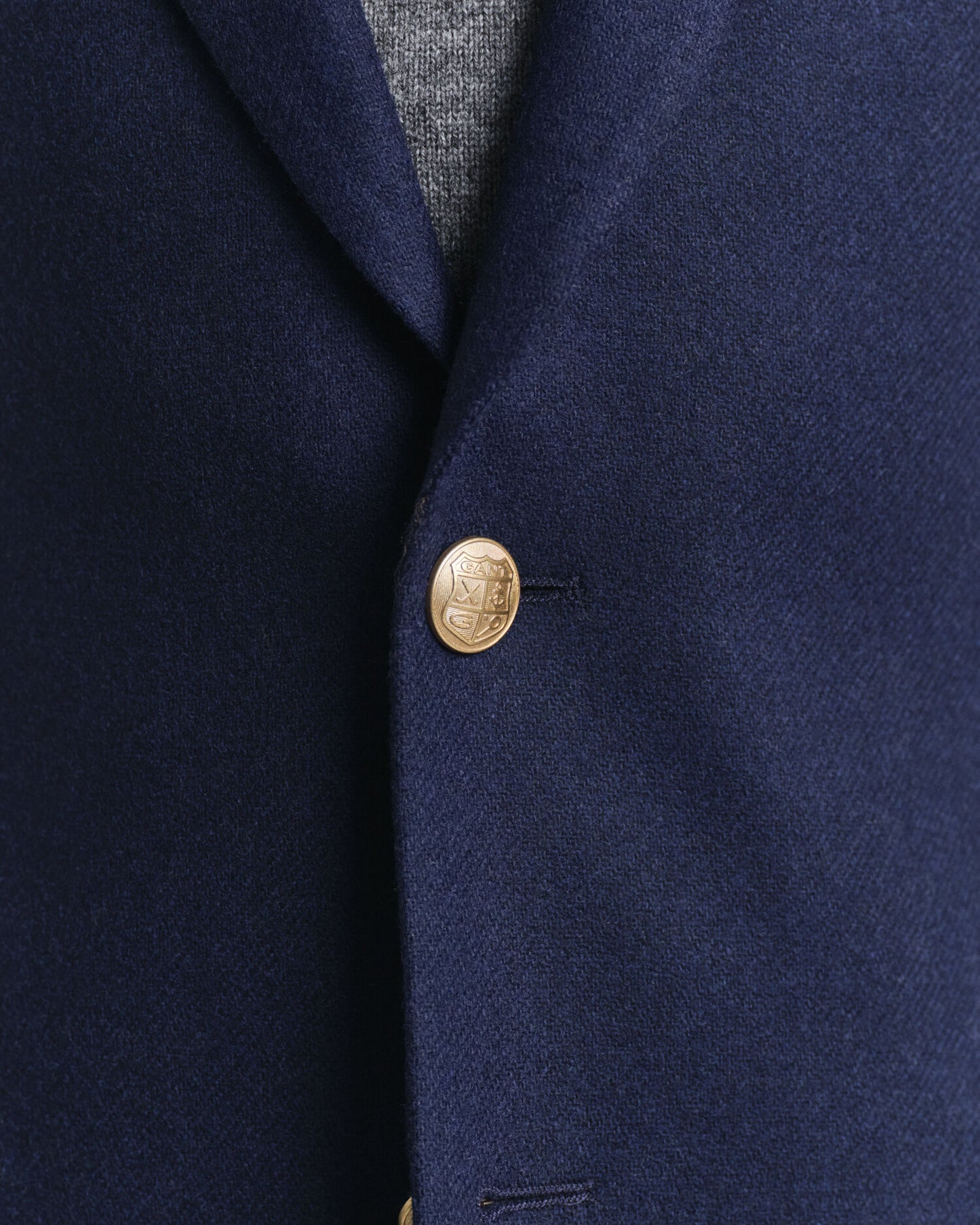 Schmal geschnittener Club-Blazer aus Wollflanell