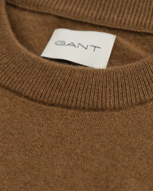 Pullover aus superfeiner Lammwolle mit Rundhalsausschnitt