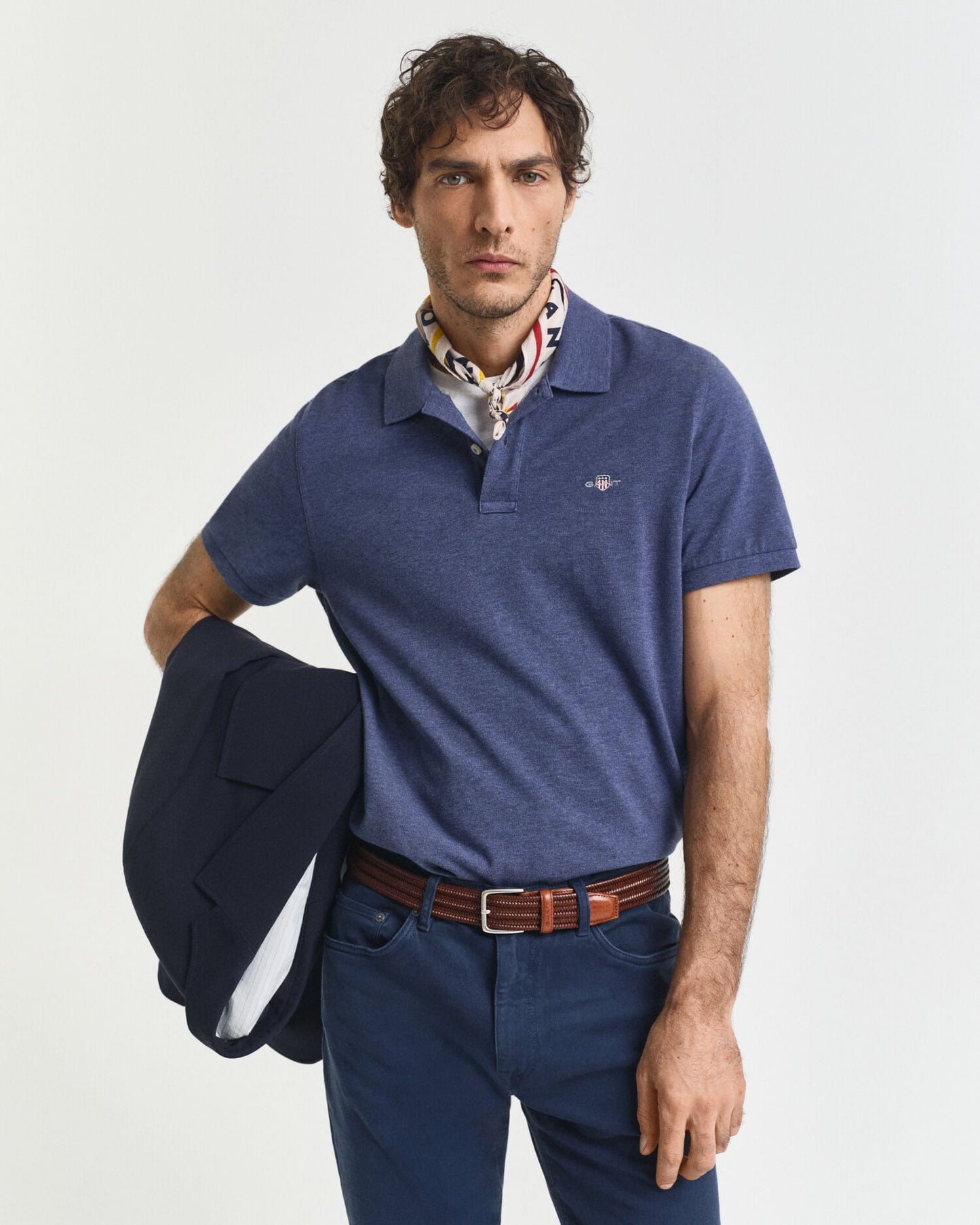 Regular Fit Shield Piqué-Poloshirt